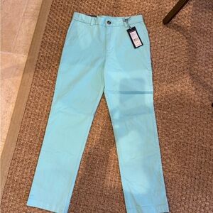 Vineyard Vines NWT Boys Breaker Pant Sea Splash Aqua Casual Pants